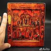 Подарочная икона "Покров Пресвятой Богородицы" 21*17 см — фотография 1