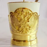 Кофейная чашка "Герб РФ". Златоуст — красивый подарок — фотография 3