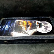 Нарды под стеклом «Корабль Призрак» — необычный подарок — фотография 7
