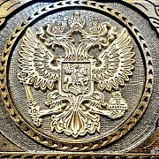 Резные деревянные нарды «Держава» — красивый подарок — фотография 3