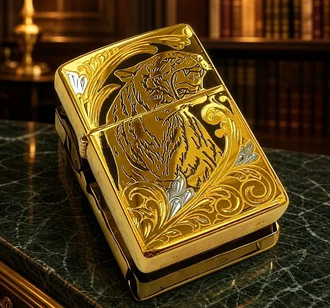 Зажигалка Zippo "Тигр" № 4 — оригинальный подарок