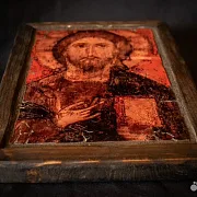 Икона деревянная «Спас Елезаровский» в подарок — фотография 3