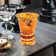 Стопка для водки из камня (янтарь) — необычный подарок — фотография 1