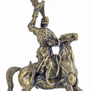 Композиция «Сокольничий» из бронзы — красивый подарок — фотография 3