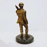 На память: Бронзовая композиция «Шахтёр», 0,4 кг — фотография 2