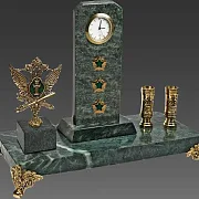 Часы «Погон» с гербом ФССП и подставками — необычный подарок — фотография 2