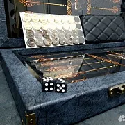 Нарды под стеклом «Золотая классика» в подарок — фотография 9