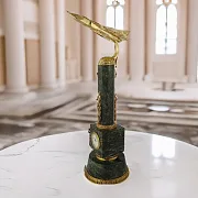 Часы с бронзовым самолетом в подарок — фотография 1