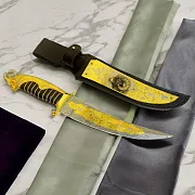 Дамасский нож «Архар» — необычный подарок — фотография 1