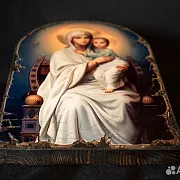 Икона "Богоматерь Кипрская" — оригинальный подарок — фотография 3