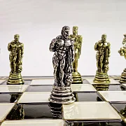 Подарочные шахматы с металлическими фигурами — фотография 2