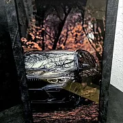 На память: Нарды под стеклом «BMW X5» — фотография 1