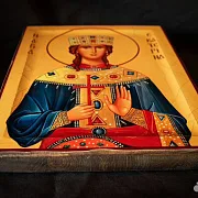 Икона Св. Екатерины авторская — оригинальный подарок — фотография 4