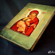 Подарочная икона Богоматерь Владимирская. С ковчегом — фотография 4